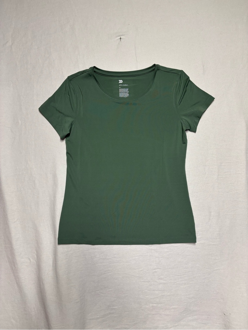 all in motion Women's Short Sleeve Crewneck Tee in Forest Green